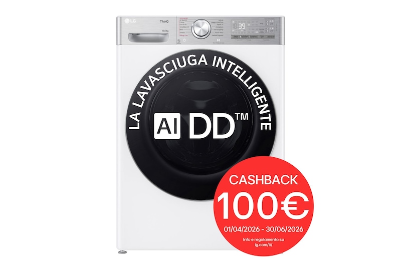 Foto frontale lavasciuga D4R9513TPWC con cashback